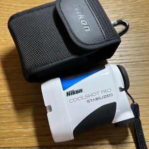 Nikon Coolshot Pro Stabilized Golf Rangefinder Standard Version White, Large